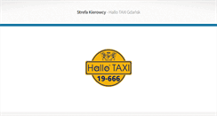 Desktop Screenshot of kierowcy.hallotaxi.gda.pl